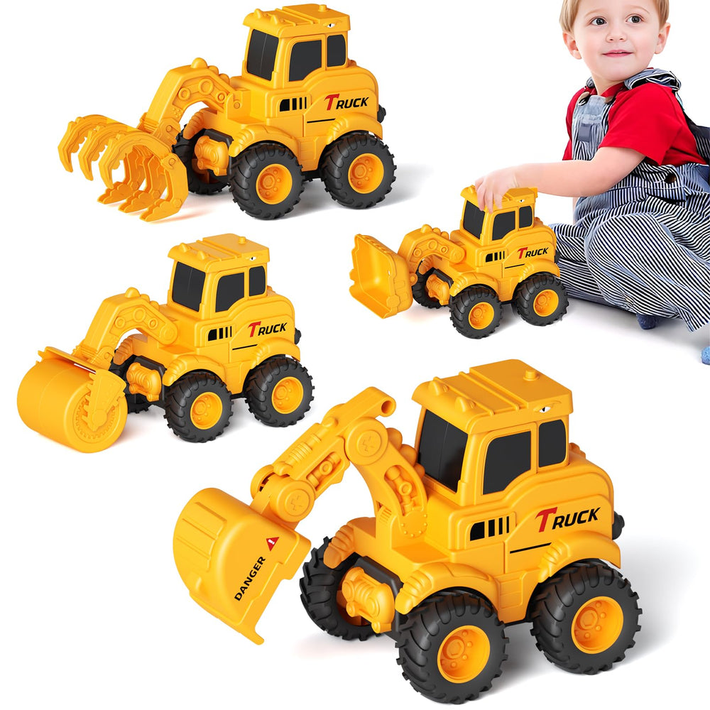 Olbyefly excavator toy with movable arm for realistic sandbox play