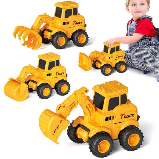 Olbyefly excavator toy with movable arm for realistic sandbox play