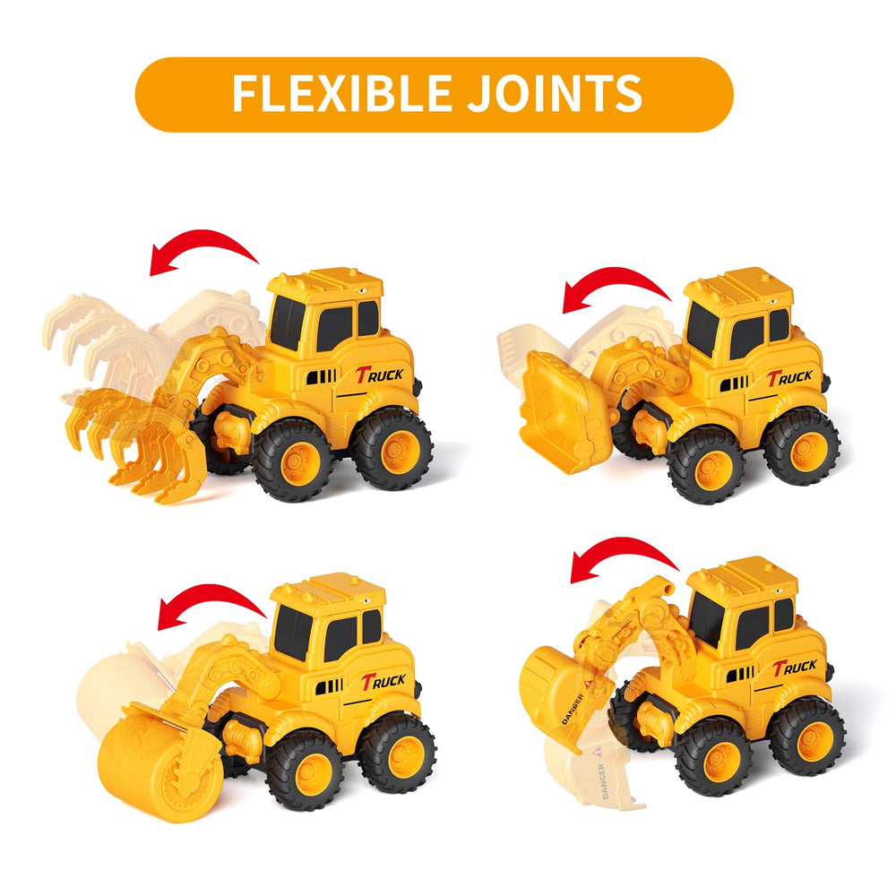 Olbyefly road roller toy rolls smoothly on floors for quiet indoor play