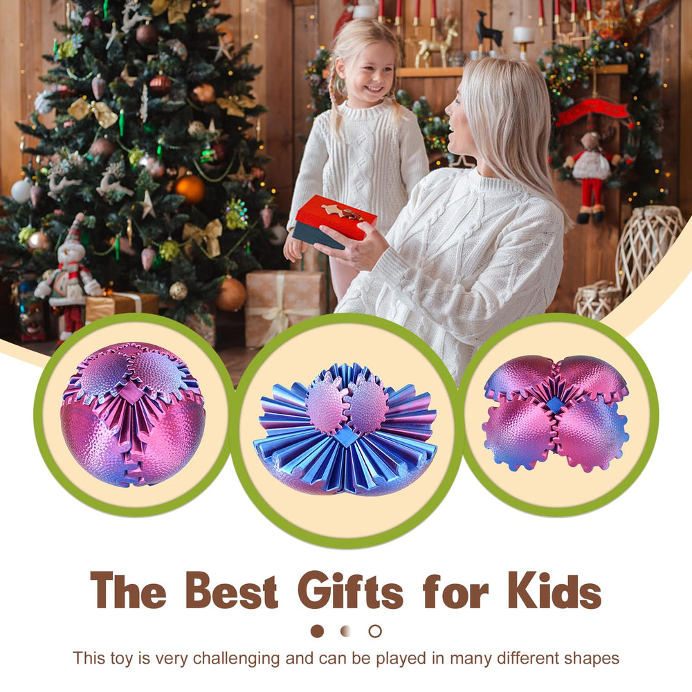 Olee Odee Gear Ball gift-ready packaging makes a unique present for curious minds.