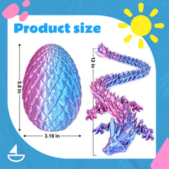 Olee Odee articulated dragon 12 inch crystal display for rooms