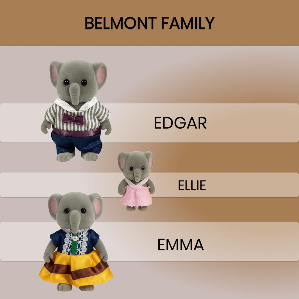 OLEOCA Belmont Family removable outfits enable quick dress-up and role changes.