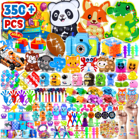 Olganicor 350-pcs party favors for kids spark engagement and fun at celebrations.