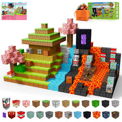OLIA DESIGN magnetic blocks forest scene boosts imaginative play and spatial skills