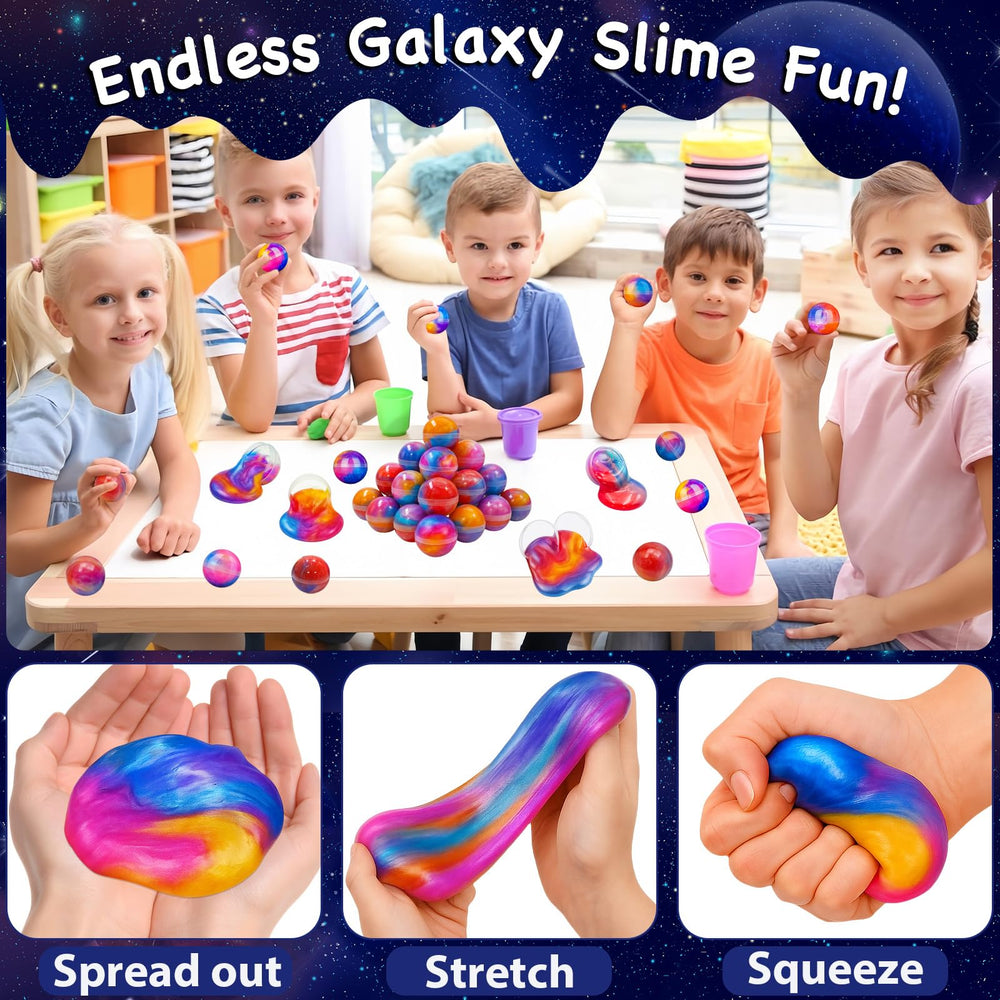 Olixmlya Galaxy Slime Ball kid-friendly design for stress-relief play