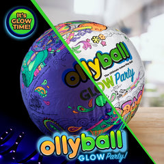 Close-up of Ollyball KrunchCOR for durable indoor action.