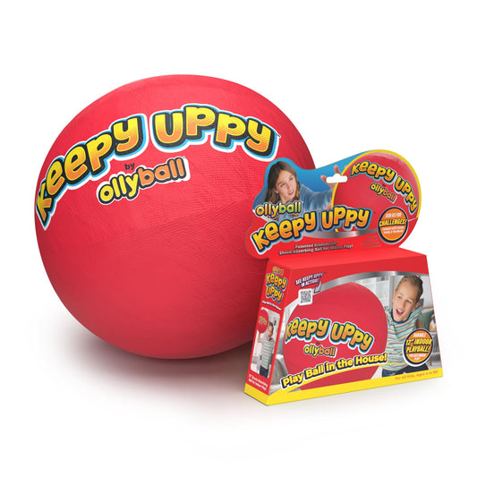 Ollyball Keepy Uppy ball inflated for safe indoor play with family
