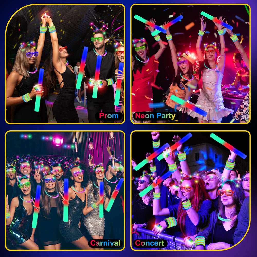 OLUPP finger lights in four colors enhance hand dances and easy wearability.