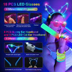 OLUPP LED cat ear headbands offer playful flair with multi-color options.