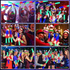 OLUPP LED glasses illuminate moments with three flashing modes for lively celebrations.