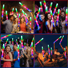 OLUPP outdoor camping glow sticks provide safe, long-lasting light