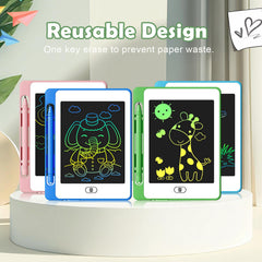 OMXDG 8-pack black LCD writing tablet for quiet play