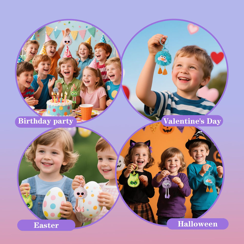 OMyFav kids keychains are safe, non-toxic and durable