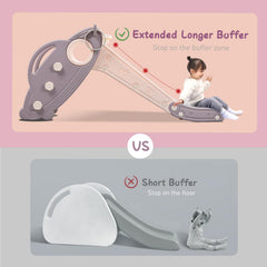 Onasti folding slide saves space when stored.