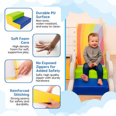 Once Upon a Cloud non-slip bottom texture, keeps climbers secure during activities.