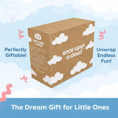 Once Upon a Cloud rainbow slide foam, helps with controlled sliding and balance.
