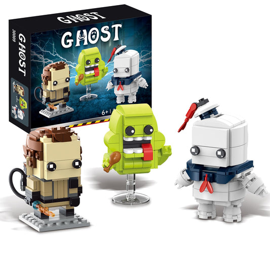 onederbkk Halloween ghost figure box showcases a ready-to-display set for festive decor.