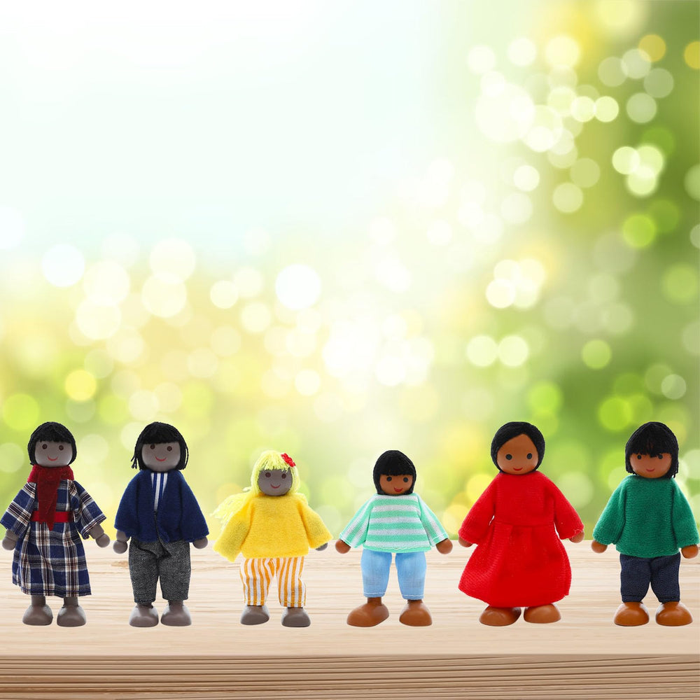 ONEST wooden dolls with movable limbs for varied poses during play