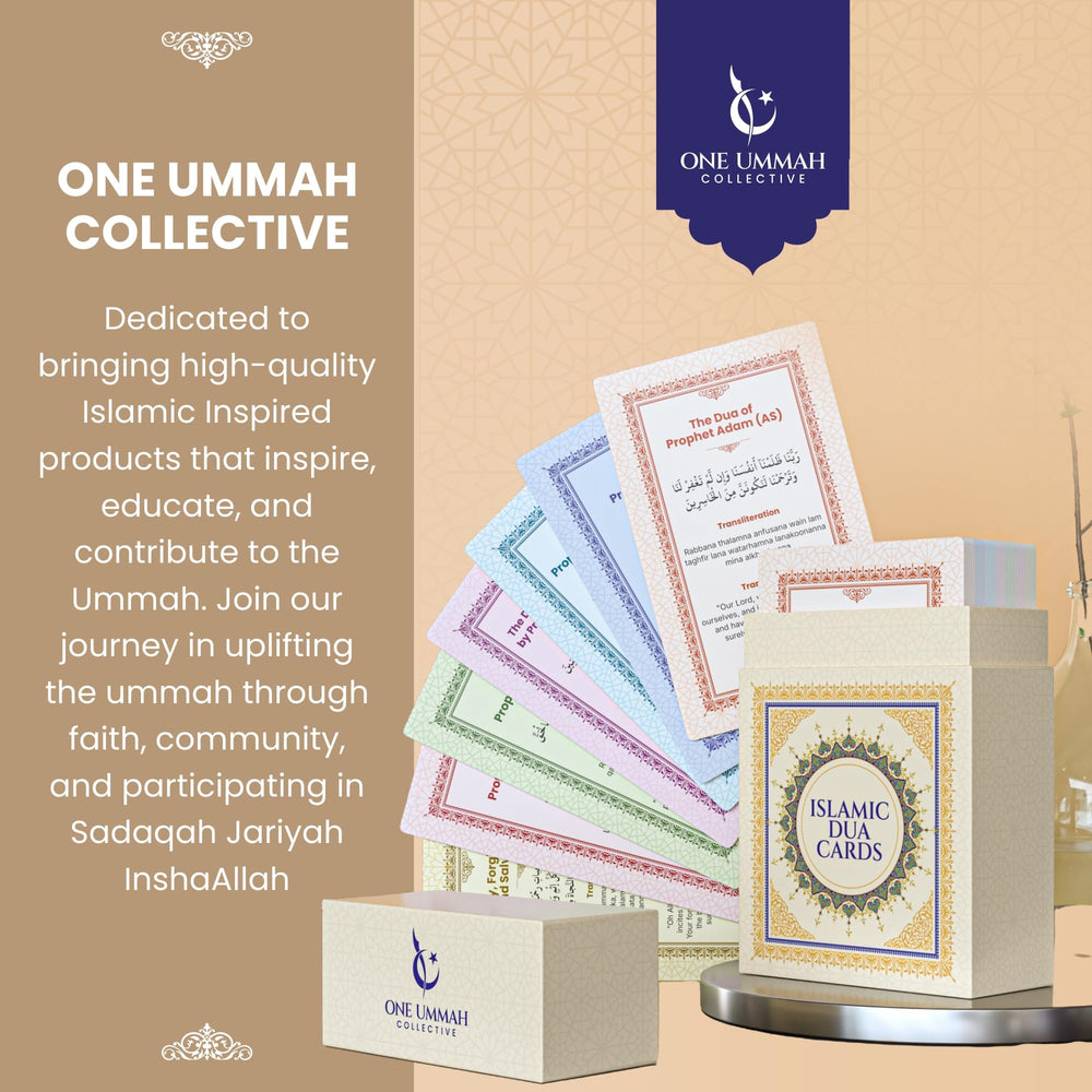 One Ummah Dua Cards gift pack offering thoughtful learning and sharing benefits.