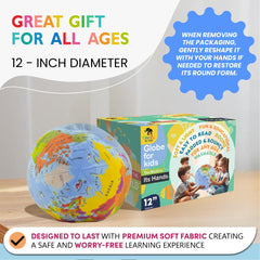 OneZa globe packaged as a ready-to-gift option for curious kids