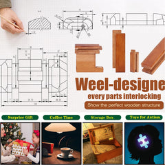 Onietoiy interlocking tracks illustrate the 49-piece mechanism and guided steps.
