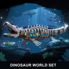 ONITUOFO dinosaur glowing energy vessels illuminate the skeleton