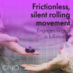 ONO Roller Jr rotating rollers demonstrate soothing motion and stress-friendly play.