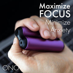 ONO Roller in hand demonstrates discreet fidgeting for focused work sessions