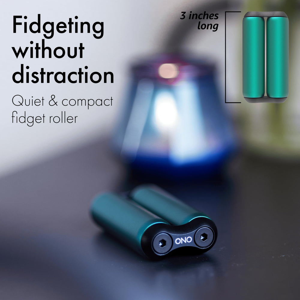 ONO Roller rotating rollers demonstrate satisfying tactile motion for concentration.