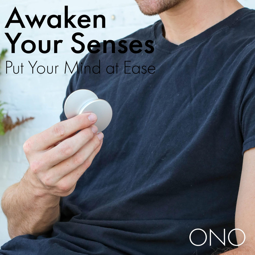 ONO Slider poker-chip motion provides tactile engagement to help concentration.