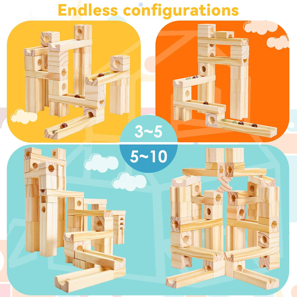 Onshine children building together promotes cooperative play and teamwork skills.