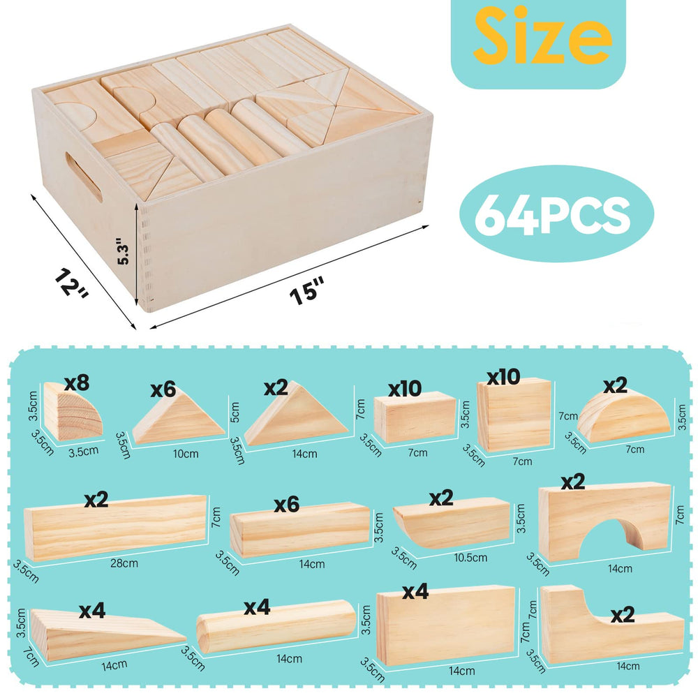 Onshine lightweight blocks easy for small hands to grasp and stack