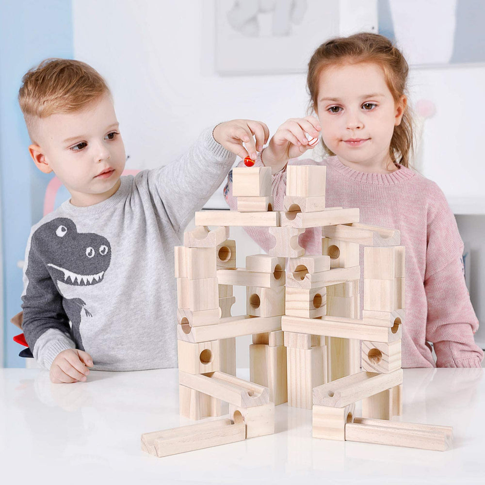 Onshine natural pine wood construction emphasizes safe, smooth edges for confident learning.