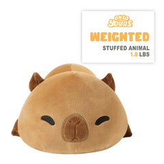 Onsoyours capybara plush with soft fur close-up, showcasing cozy texture.