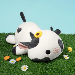 Onsoyours sunflower headwear cow plush decor with cheerful appeal