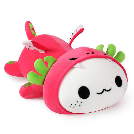 Onsoyours axolotl dragon fruit plush 13-inch cuddle pillow for cozy hugs.