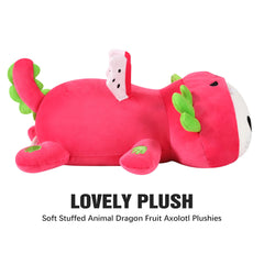 Onsoyours axolotl dragon fruit plush cozy companion for couch or playtime.