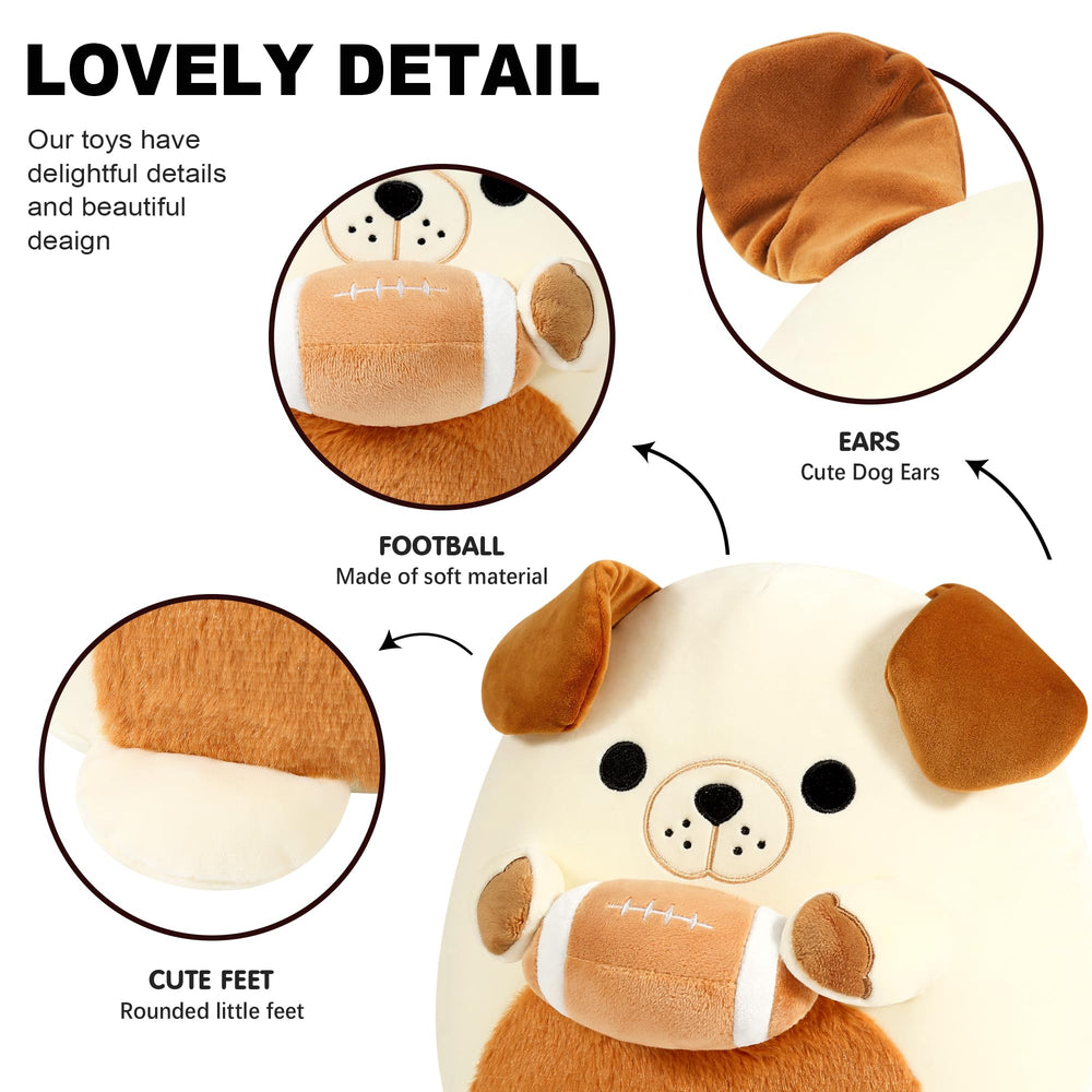 Onsoyours detailed bulldog stuffed animal with embroidery adds lifelike charm