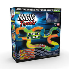 Ontel Magic Tracks 10-foot track sections for flexible play and quick setup.