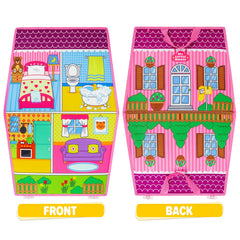 OKOOKO felt pieces with self-adhesive dots, no magnets needed for quick setup.