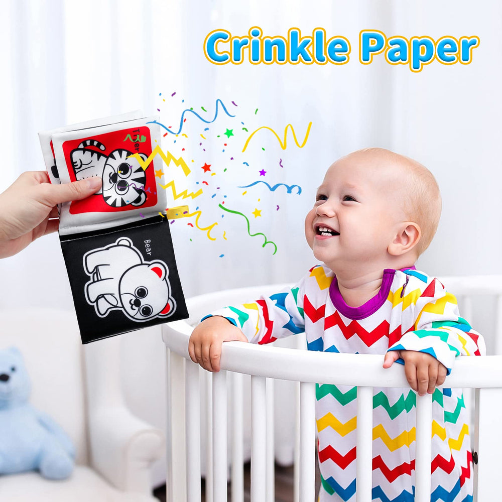 OKOOKO garden bugs crinkle pages encourage curious fingers