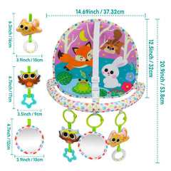 OKOOKO soft sensory teether helps soothe gums during play.