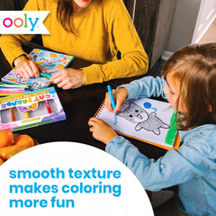 Ooly Cat Parade Gel Crayons are non-toxic and safe for all ages.