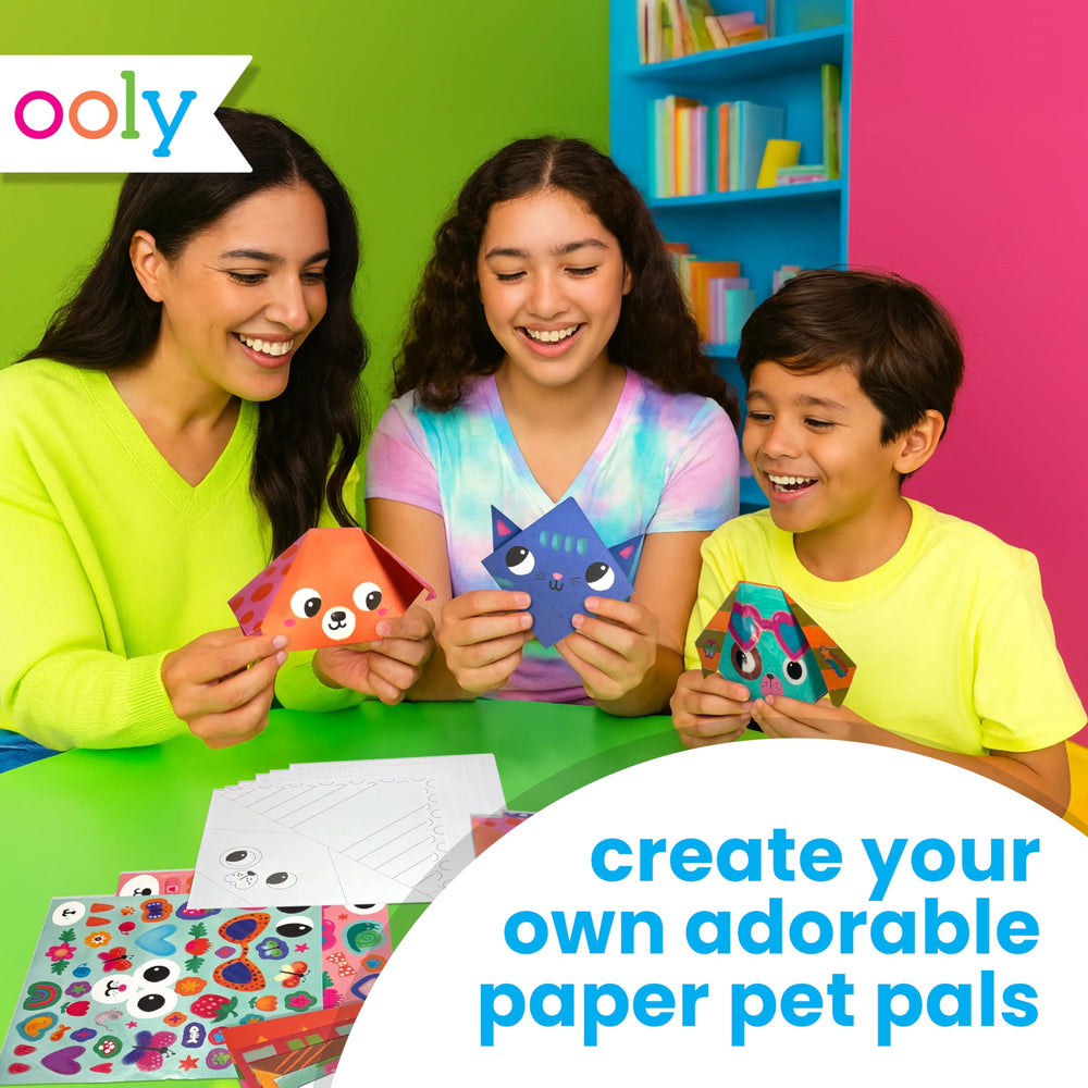 Ooly DIY Paper Kit supports kids crafting sessions with hands-on origami fun.