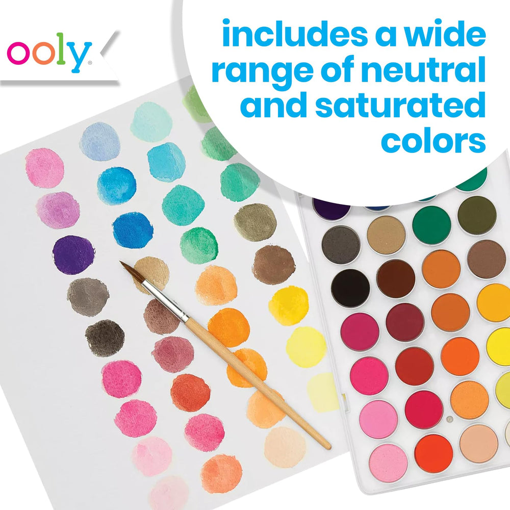 OOLY portable case that doubles as a watercolor tray for on-the-go art