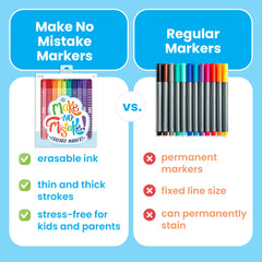 OOLY Make No Mistake markers in a portable case for school use.