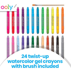 Ooly Smooth Stix Gel Crayons on windows for fun, clean draws that pop with color