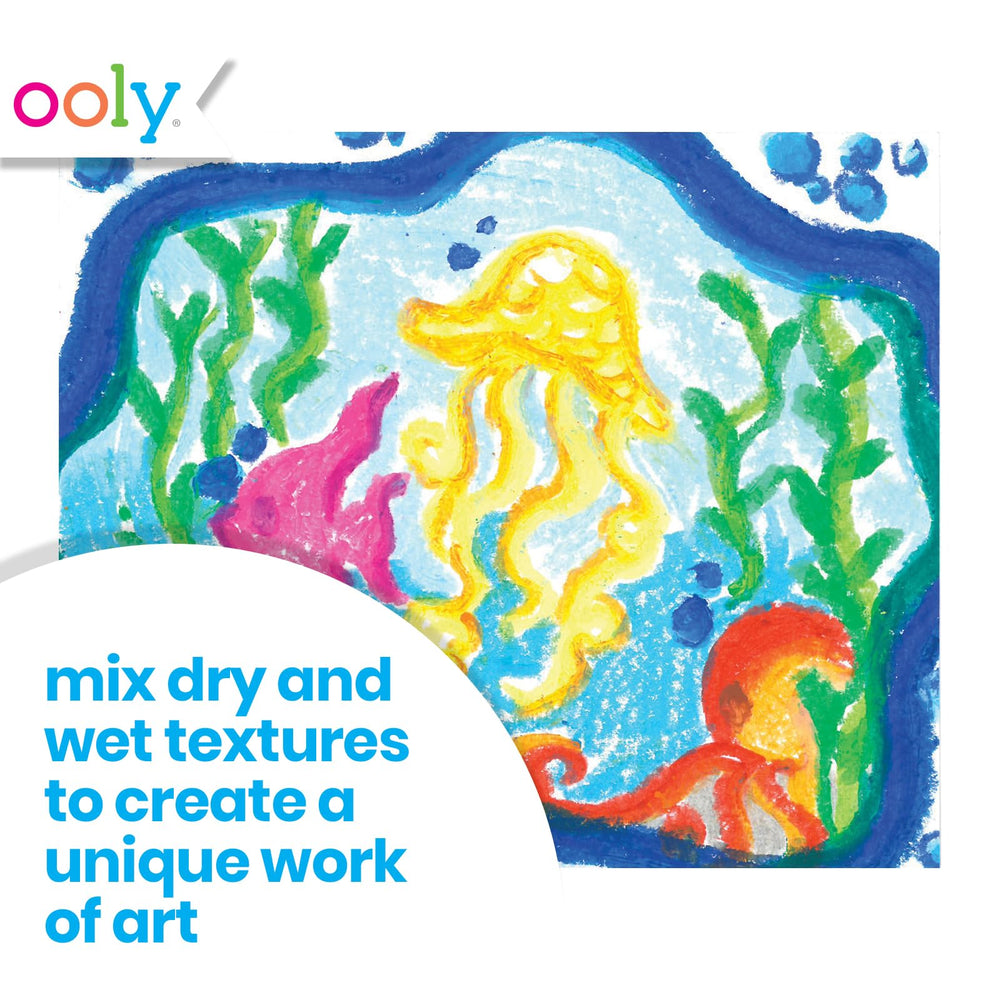 Ooly Smooth Stix Gel Crayons are safe and non-toxic for kids and adults