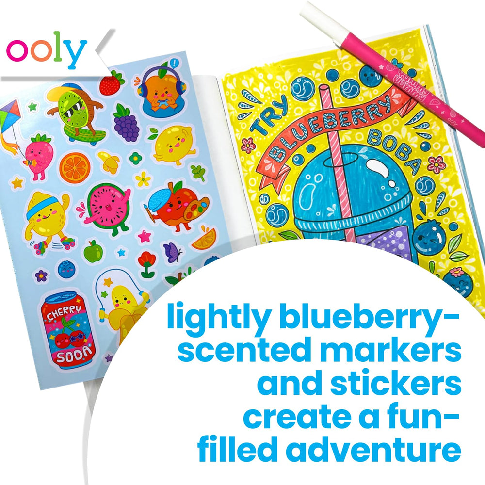 Ooly Yummy Yummy travel case keeps supplies organized on the go.