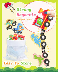Oomloid storage bag keeps the train set organized.